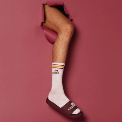 6. Kubota Basic Pool Flip-Flops Burgunderrot KKBB14