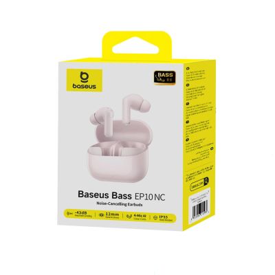 4. Baseus Bass EP10 TWS kabellose In-Ear-Kopfhörer mit ANC – Pink