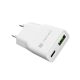 6. NATEC RIBERA GAN SLIM WANDLADEGERÄT USB-A USB-C 20W WEISS