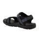 3. Lee Cooper Herrenschuhe Klettverschluss-Sandalen für den Sommerstrand, hellblau/schwarz