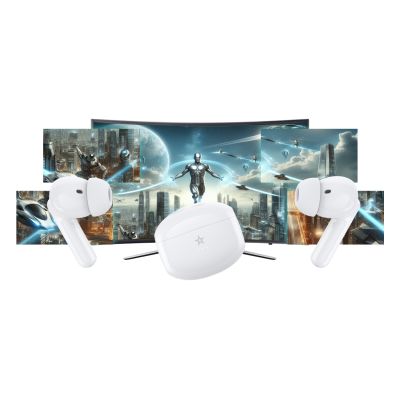 17. GIEWONT RealSound PRO ANC ENC GWS800-2 Kabelloser Kopfhörer Weiß