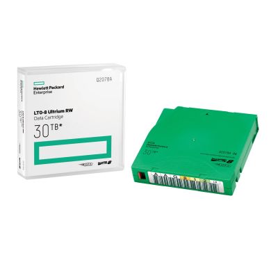 HPE LTO-8 Ultrium 30 TB RW Datenkassette, leeres Datenband, 12 TB, 1,26 cm