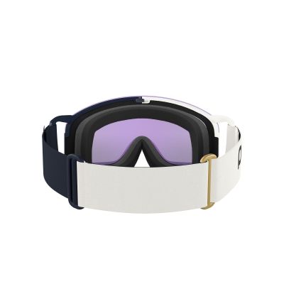 4. POC Nexal Mid Skibrille Weiß/Marineblau