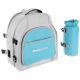 17. THERMISCHER PICKNICKRUCKSACK BLAU UND GRAU 25L ENERO CAMP