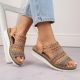 4. Bequeme Rieker W RKR669 mehrfarbige Sandalen