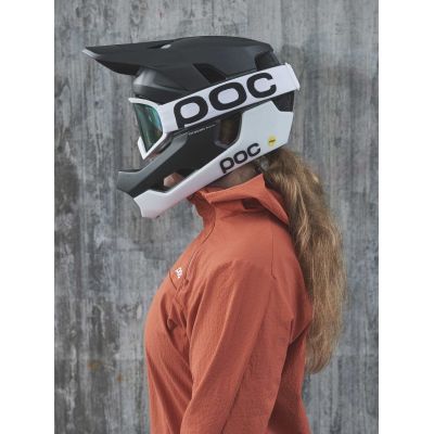 2. POC Otocon Race Mips Fahrradhelm Schwarz-Weiß