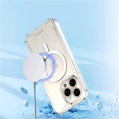 4. Clear Corner Case MagSafe für iPhone 16 Pro Max – transparent
