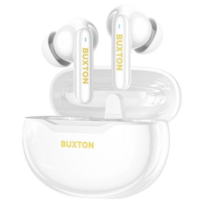 4. BUXTON BTW-7200 TUYA – Weiße In-Ear-Bluetooth-Kopfhörer