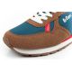 6. Lee Cooper Herren-Sneaker, modisch, bequem, strapazierfähig, marineblau, braun