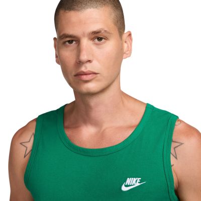 3. Herren-Tanktop Nike Club Tank grün BQ1260 365