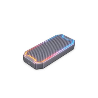 10. UNITEK USB-C M.2 SSD NVMe/SATA Gehäuse, 10 Gbit/s, RGB