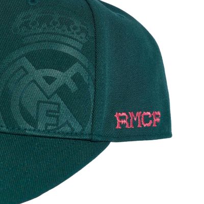 4. Adidas Real Madrid RMCF Auswärts-Snapback-Cap Grün KS8120