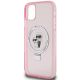 6. Karl Lagerfeld Ring Stand Karl&Choupette MagSafe Hülle für iPhone 11 / Xr – Rosa