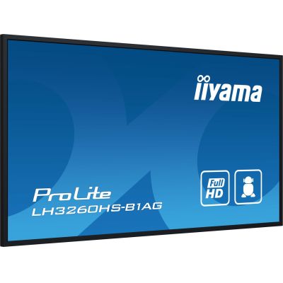 15. Großformatmonitor iiyama LH3260HS-B1AG A 80 cm (31,5 Zoll) LED Wi-Fi 500 cd/m² Full HD Android 11 24/7 Schwarz