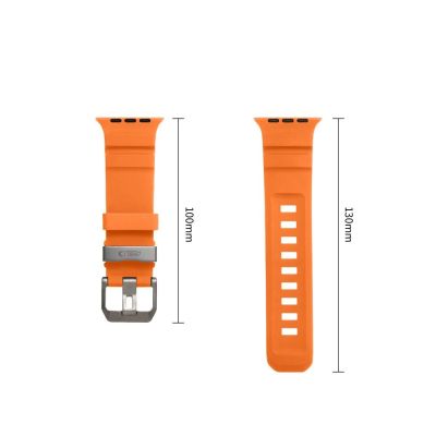 3. Tech-Protect Motion Armband für Apple Watch 44 / 45 / 46 / 49 mm – Orange