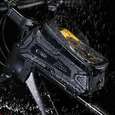 5. Tech-Protect V2 Fahrradtasche mit Platz für ein 1,2-l-Telefon – Schwarz