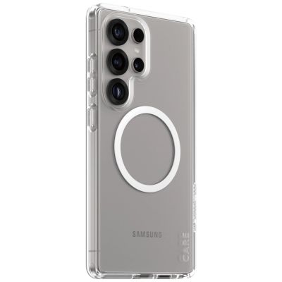 2. CARE by PanzerGlass Flaggschiff Urban Combat White QI Case für Samsung Galaxy S25 Ultra – Transparent