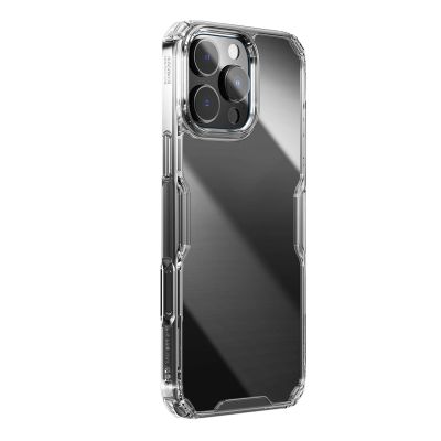 3. Nillkin Nature Pro Hülle für iPhone 16 Pro – transparent und weiß