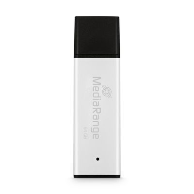 2. MediaRange MR1901 USB-Stick 64 GB USB Typ-A 3.2 Gen 1 (3.1 Gen 1) Schwarz, Silber
