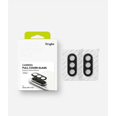 6. Ringke Kamera-Vollschutzhülle, 2er-Pack für Samsung Galaxy A37/A57 5G – Schwarz