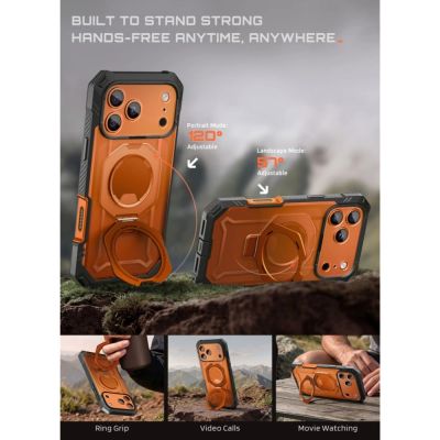 9. Supcase Grip Pro Mag MagSafe Hülle für iPhone 18 Pro / 17 Pro – Orange