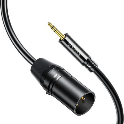 Orico AXKF Mini-Klinke 3,5 mm auf XLR-Buchse Audiokabel 5 m - schwarz