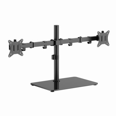 GEMBIRD Schreibtischständer für 2 Monitore (verstellbar) 17"-32", bis zu 9 kg