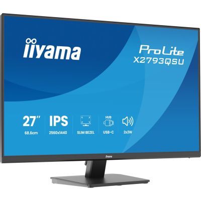 4. iiyama ProLite X2793QSU-B1 Computermonitor 68,6 cm (27") 2560 x 1440 px Quad HD LED Schwarz
