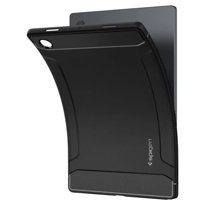 9. Spigen Rugged Armor Hülle für Samsung Galaxy Tab A8 10,5'' – Mattschwarz