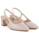 3. Beige Sergio Leone SK472 Pumps mit Blockabsatz