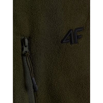 7. Herren-Fleecejacke mit Stehkragen, Größe 4F 4FRAW26TFLEM542-43S