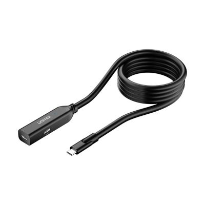 UNITEK USB-C-Verlängerungskabel 10 Gbit/s, 5 m, Schwarz