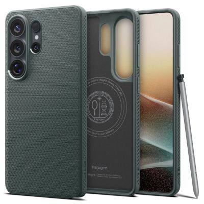 Spigen Liquid Air Mag MagSafe Hülle für Samsung Galaxy S26 Ultra – Grün