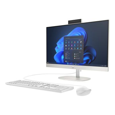 3. HP ProOne 245 G10 All-in-One-PC, Ryzen 7 77730U, 23,8" FHD IPS-Display (250 Nits), 16 GB DDR4-RAM (3200 MHz), SSD, Radeon Vega 8-KB-Kamera (5 MP) mit IR-Sensor, Windows 11 Pro, Weiß, 3 Jahre Vor-Ort-Service