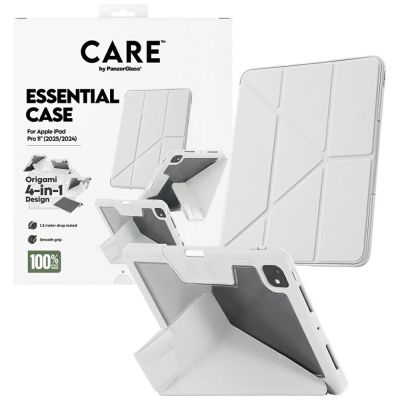 4. Care by PanzerGlass Y-Fold-Hülle für iPad Pro 11" 2025 / 2024 - Hellgrau