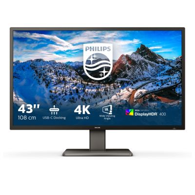 Philips P Line 439P1/00 LED-Display 108 cm (42,5") 3840 x 2160 px 4K Ultra HD Schwarz