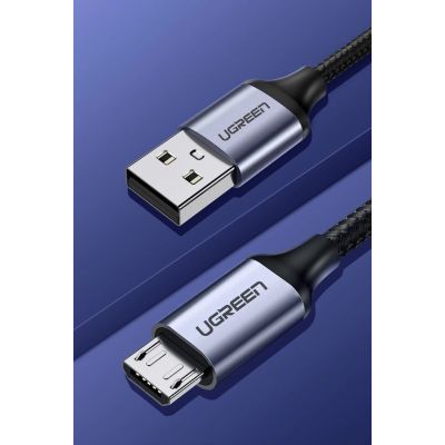 4. Ugreen US290 60146 USB-A/Micro-USB 2,4A-Kabel 1 m – grau