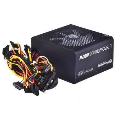 4. Thermaltake Litepower RGB PS-LTP-0650NHSANE-1 Netzteil (650W; Aktiv; 120mm)