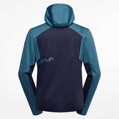 2. La Sportiva Cosmic Hoody M L69 643642 Deep Sea/Hurricane Sweatshirt