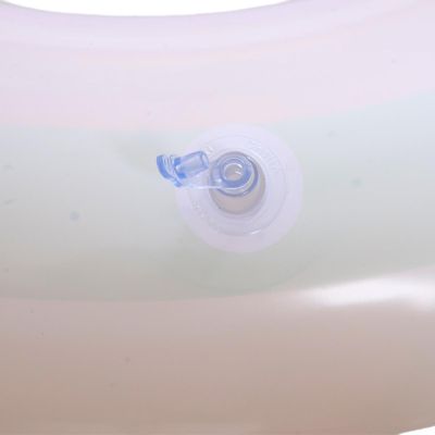 4. Schwimmring 90 cm Regenbogen Glitzer Orange 35644