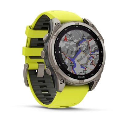 3. Garmin Fenix 8 Solar Saphirgelbe Uhr