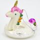 3. GLAS-FORMORNAMENT EINHORN MICA