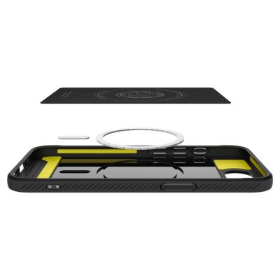 8. Spigen Rugged Armor MagSafe Hülle für iPhone 16e / 17e - Schwarz