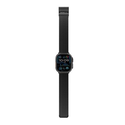 3. AmazingThing Titan Premium Metallarmband für Apple Watch 38/40/41/42/44/45/46/49 mm – Schwarz