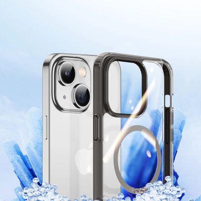 11. Dux Ducis Clin2 Hülle für iPhone 14 Plus magnetische Hülle MagSafe grau