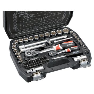 3. Satz Schraubenschlüssel 1/4"/1/2", 72-teilig. YT-38782 YATO