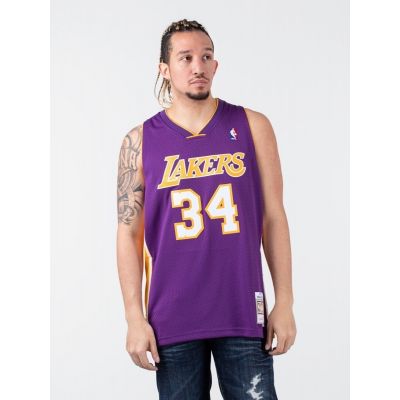 7. Mitchell & Ness Los Angeles Lakers NBA Swingman-Trikot Lakers 99-00 Shaquille O`Neal SMJYGS18447-LALPURP99SON