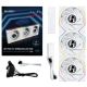 Lian Li UNI FAN TL Wireless LCD Lüfter Lüfter, ARGB, PWM, 3er-Pack inkl. Controller - Reverse Blade, 120 mm, weiß