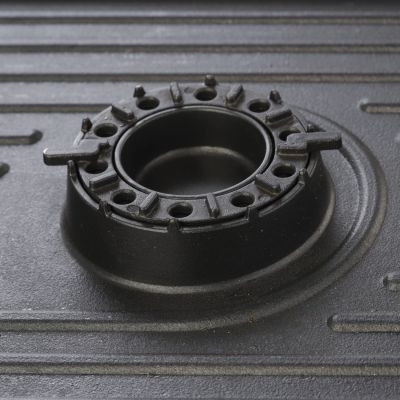 5. Grillrost für einen Gas-Campingkocher mit Gusseisen-Brennerfunktion