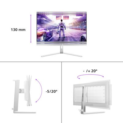 43. Philips 68,5 cm (27,0") 27M2N8500 16:09 2xHDMI+DP+USP weiß